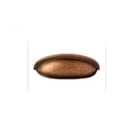 New Draw Giagni CP-3-TAC Tumbled Antique Copper Pulls, Lot Of TEN(10). Fixed Price $50.00.