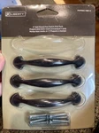 Liberty P39955C-VBR-U Venetian Bronze 3" Half Round Foot Cabinet Drawer Pull. Fixed Price $7.50.