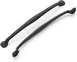 Elegant 18" Black Iron Cabinet Pulls - Rustic Style Handles For Home Decor. Fixed Price $202.99.
