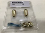Ikea Bagganas Knobs Brass 2-PACK Drawer Cabinet 603.384.09. Fixed Price $13.00.