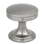 P2140-SS Stainless Steel 1" Round Flat-top Cabinet Knobs Belwith American Diner. Fixed Price $5.10.