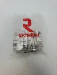 Bag Of 10 Richelieu Hardware 33MM Contemporary Aluminum Edge Pull With Screws. Fixed Price $40.49.