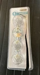 Liberty Crystal, Set Of 4 Drawer Pulls 1/8"W X 1.5" - New. Fixed Price $6.00.