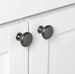 30 Pack Gliderite 1-1/8 In. Satin Pewter Classic Round Cabinet Knob Kitchen Bath. Fixed Price $60.00.