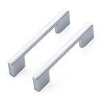 Pack Kitchen Cabinet Handles 3" Hole Center Wide Foot Drawer Pulls - Polish.... Fixed Price $21.61.