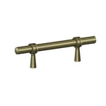 Deltana P310U Brass Adjustable 4-1/4" Center To Bar Cabinet Pull. Fixed Price $14.77.