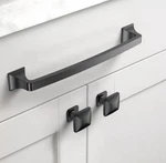 10 Pack 7" Inch Hole Centers Square Black Kitchen Cabinet Handles Drawer Pulls. Fixed Price $35.00.