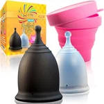 Talisi Menstrual Cup Large Small Set & Sterilizer Silicone Period Feminine Copa. Fixed Price $15.99.
