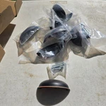 10PK Oil Rubbed Bronze Cup Drawer Pull 3" Hole Center Dresser Cabinet Handle. Fixed Price $15.00.