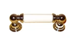 Qty Hickory Hardware P3412-CHW 3-INCH Gaslight Pull, Chrome & White. Fixed Price $7.99.