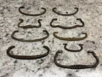 Antique Or Vintage Furniture Hardware Metal Bail Pulls Handles. Fixed Price $25.00.