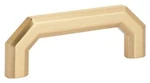 Emtek 86614 Riviera 3-1/2" Center To Handle Cabinet Pull Brass. Fixed Price $17.60.