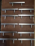 Liberty Square Bar 5 1/16" Matte Satin Nickel Drawer Pulls Preowned. Fixed Price $35.00.