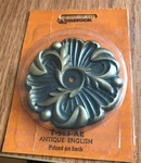 Amerock Provincial Door Round Backplate Antique English T-583-AE Open Package. Fixed Price $13.99.