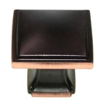 Hickory Hardware Bridges 1/4" Square Cabinet Knob Oil-rubbed Bronze P3240-OBH. Fixed Price $8.15.