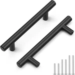 30 Pack Hole Centers 3-3/4INCH Matte Black Kitchen Cabinet Handles, Stainless. Fixed Price $34.00.