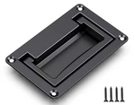Zinc Alloy Recessed Pull Handle Container Black Flush Lift Door. Fixed Price $8.77.