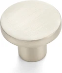 25 Pack Cabinet Knobs Brushed Nickel Kitchen Round Dresser Drawer. Fixed Price $45.99.