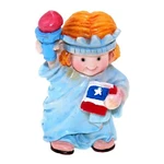 Amerock Hero'z Hand Painted 2" Lady Liberty Cabinet Knob BP9391-HP. Fixed Price $8.71.