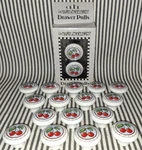 Lot Of 18 Set Vtg Mary Engelbreit Matching Cherries Drawer Pulls Door Knobs. Fixed Price $172.95.