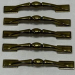 Amerock Sterling Traditions Lot Of 5 Burnished Brass 3" Ctc Pulls & Screws #1302. Fixed Price $26.40.