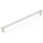 Emtek Select Cabinet Pull 12" C-c Rectangular Stem, Knurled Bar Satin Nickel. Fixed Price $50.40.