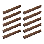 10PCS Walnut Wood Cabinet Solid Pulls 7.56" Hole Center Strip-type. Fixed Price $18.90.