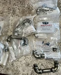 Drawer/cabinet Pulls 9 Pipeline Look Hickory Hardware HH076013-BNV 3" Center. Fixed Price $25.00.