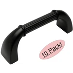 *10 Pack* Cosmas Cabinet Hardware Flat Black Handle Pulls - #7714FB. Fixed Price $27.78.