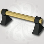 Brainerd Drawer Pulls Pack 3" 76MM Black & Brushed Brass Dual Tone Cabinet Han. Fixed Price $14.44.
