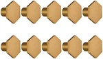 Design House 206599 Hexagon 1-3/16 Inch Geometric Cabinet Knob Gold. Fixed Price $29.76.