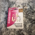 Prime-line Bright Brass Gold Steel Cabinet/drawer Lock. Fixed Price $8.87.