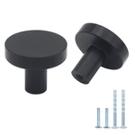 Hanihua 20 Pack Matte Black Kitchen Cabinet Knobs, Solid Dresser Drawer.... Fixed Price $39.74.