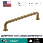 Amerock Cabinet Pull BP36782CZ Champagne Bronze Factor Collection 5-1/16 Inch. Fixed Price $17.99.