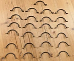 25 Forged Iron Drawer Pulls Cabinet Handles Kitchen Bath Bulk Wholesale. Fixed Price $52.99.