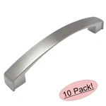 *10 Pack* Cosmas Cabinet Hardware Satin Nickel Arch Handle Pulls #616-128SN. Fixed Price $35.04.