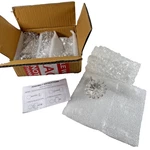 Lot Of 6 New Unused Vintage Eclectic Collecetion Clear Glass Round Drawer Knobs. Fixed Price $30.24.