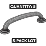5-PACK Lot Jeffrey Alexander Bremen 1 96MM Cc Bar Pull Distressed Antique Silver. Fixed Price $47.02.