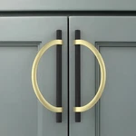 10 Pack Black & Gold Cabinet Pulls 6.25 Inch Handles For Kitchen Cupboards. Fixed Price $91.99.