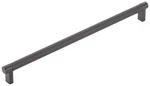 Emtek 84058.REC.KN Knurled 12" Center To Bar Cabinet Pull - Flat Black /. Fixed Price $50.40.