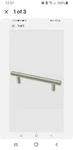 Style Selections Satin Nickel Finish Pull #S305-128/160-BNI 6.3"L 5.04" Centers. Fixed Price $7.99.