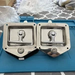2 Pc Buyers Products L8815, Stainless Single Point T-handle Latch New See Photo. Fixed Price $43.00.