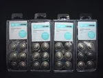 40 Liberty Harmon Collection 1 3/8" Knobs Heirloom Silver Finish. Fixed Price $30.00.