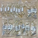 17 White Floral Ceramic Cabinet Pulls Brass Liberty 9 W/ Hardware. Fixed Price $84.99.