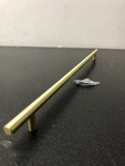 B076758-RLB 16-3/8" C/c Bar Cabinet Pull Royal Brass. Fixed Price $18.81.