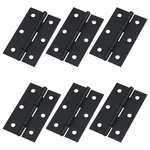 Antrader Cabinet Gate Closet Door Hinge 2-2/5'' Long 2.36" X 1.47", Black. Fixed Price $8.22.
