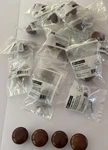 Lot Of 22 Liberty Harmon 1-3/8 In. Inch Warm Chestnut Round Cabinet Knob. Fixed Price $5.00.