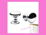 Ikea Faglavik Chrome Plated Knobs - Pack 202.261.59 New Sealed!. Fixed Price $6.99.