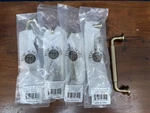 Set Of 5 Top Knobs Lily 1/16 Honey Bronze Drawer Pulls. Fixed Price $34.95.