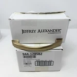 (lot Of 12) Jeffrey Alexander 944-128SBZ Gold 5" Center Handle Cabinet Bar Pull. Fixed Price $59.99.